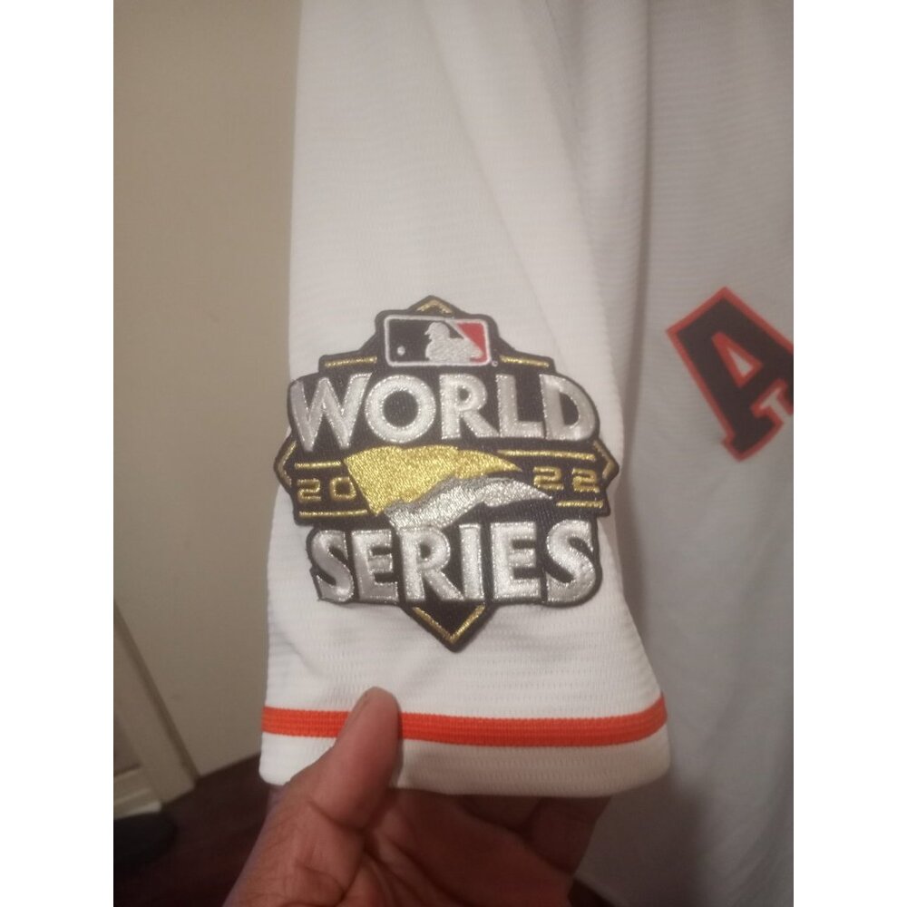 Houston Astros Nike White Jersey World Series Champions 2022 Men's XL #28 RNC - Picture 6 of 13